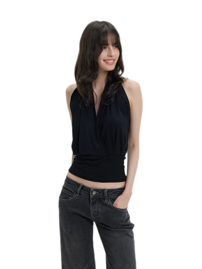 Modal Draped Halter Top