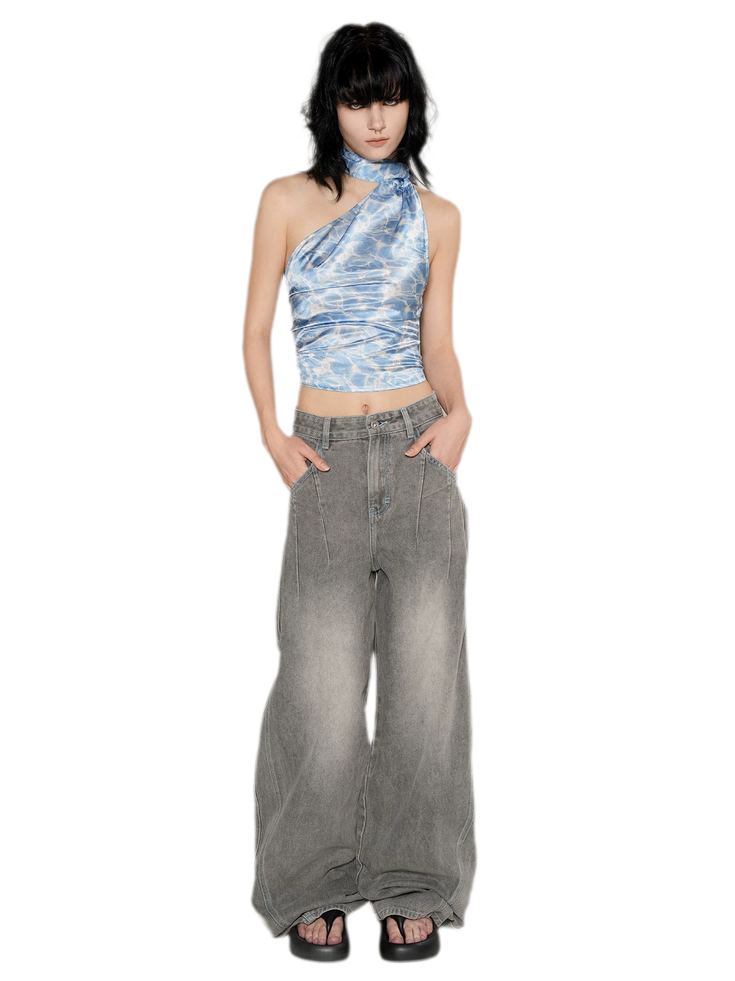 Asymmetric One-Shoulder Top