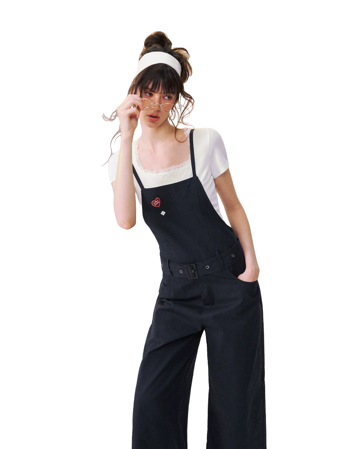 Vintage Relaxed Straight-Leg Overalls