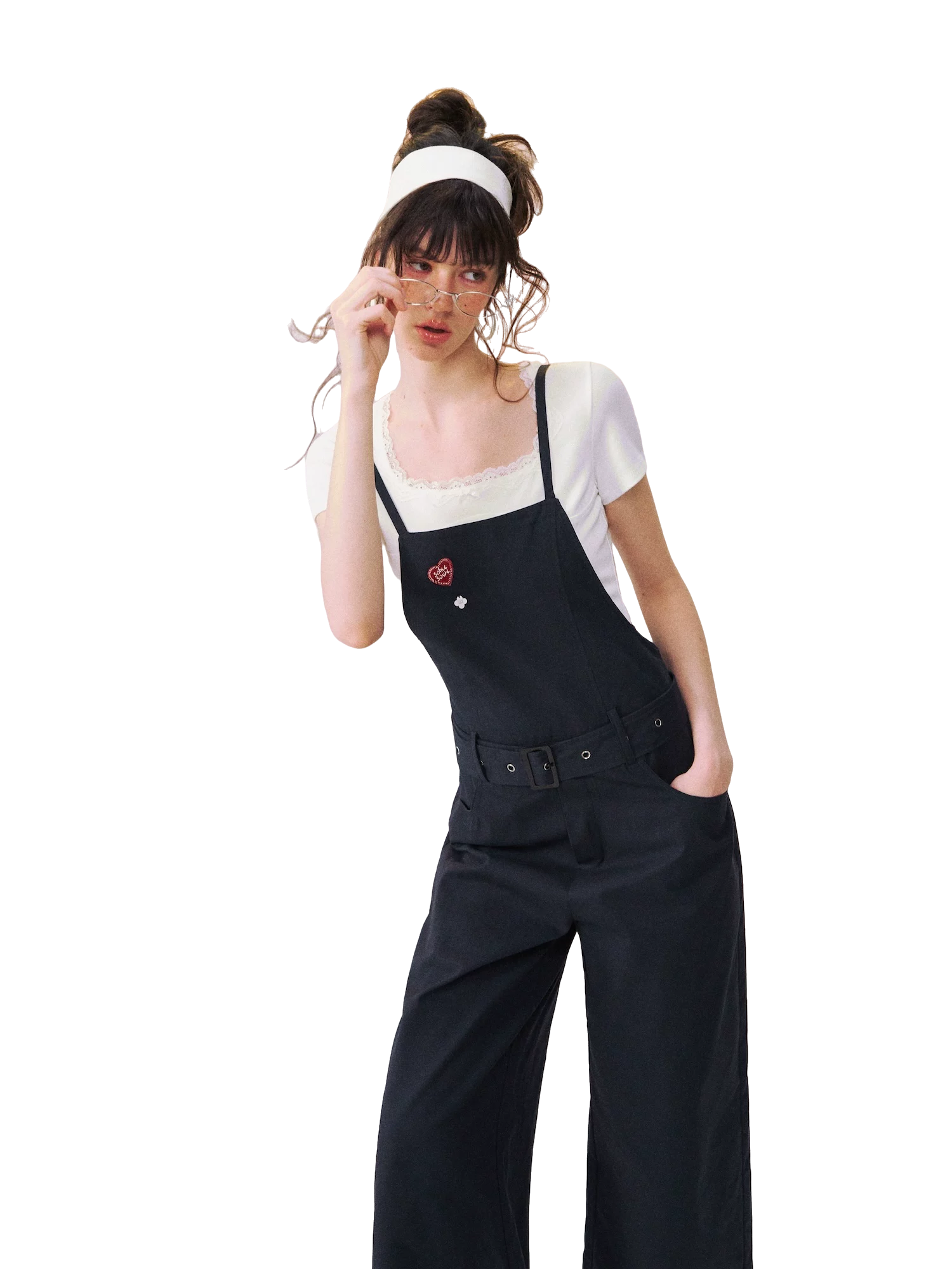 Vintage Relaxed Straight-Leg Overalls