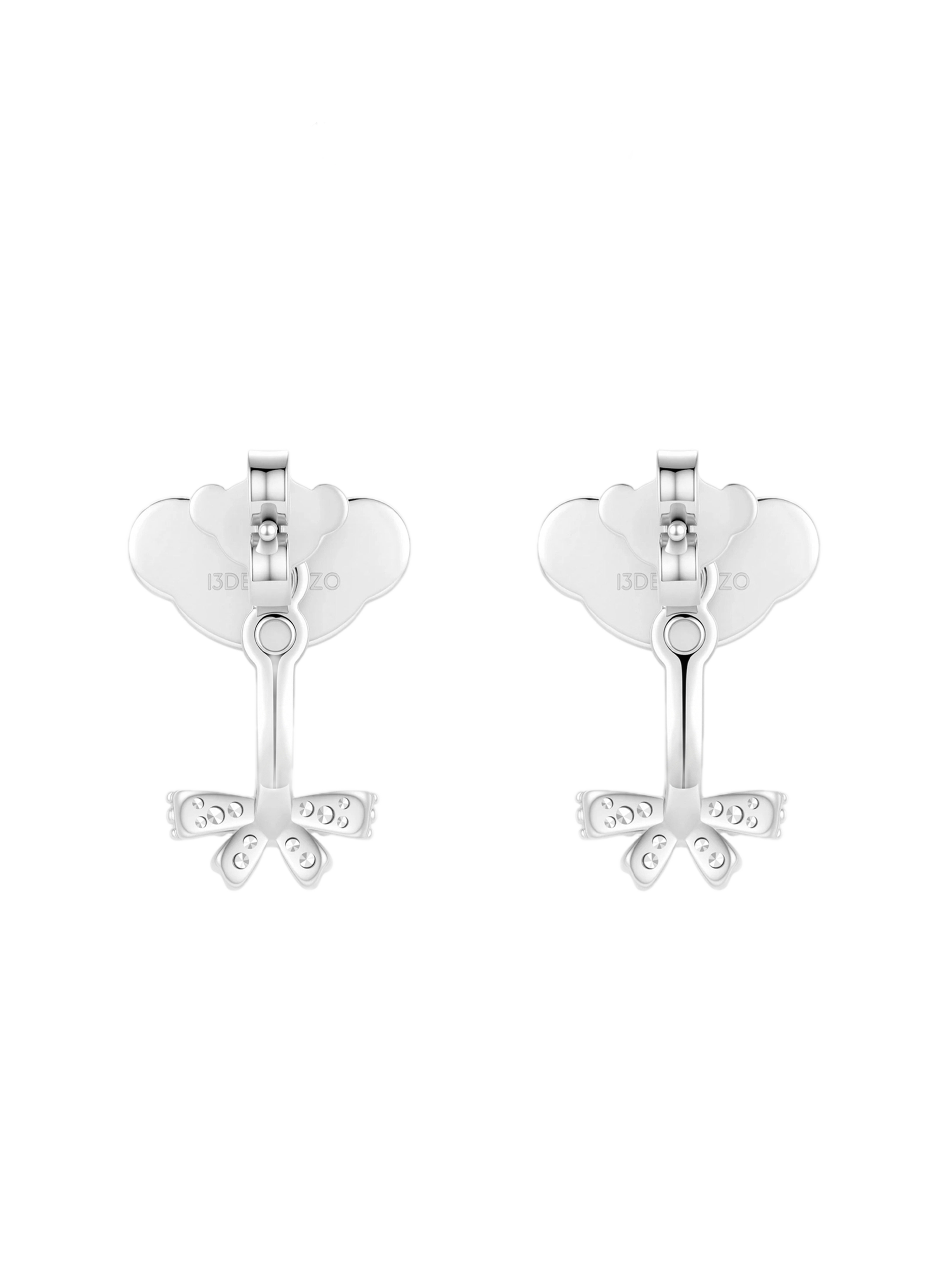 Bow Bear Stud Earrings