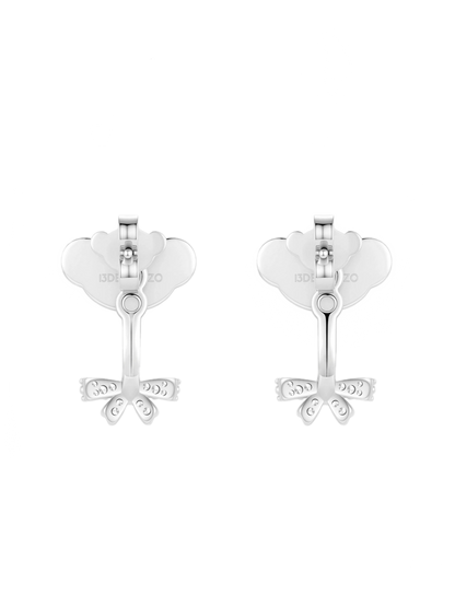 Bow Bear Stud Earrings
