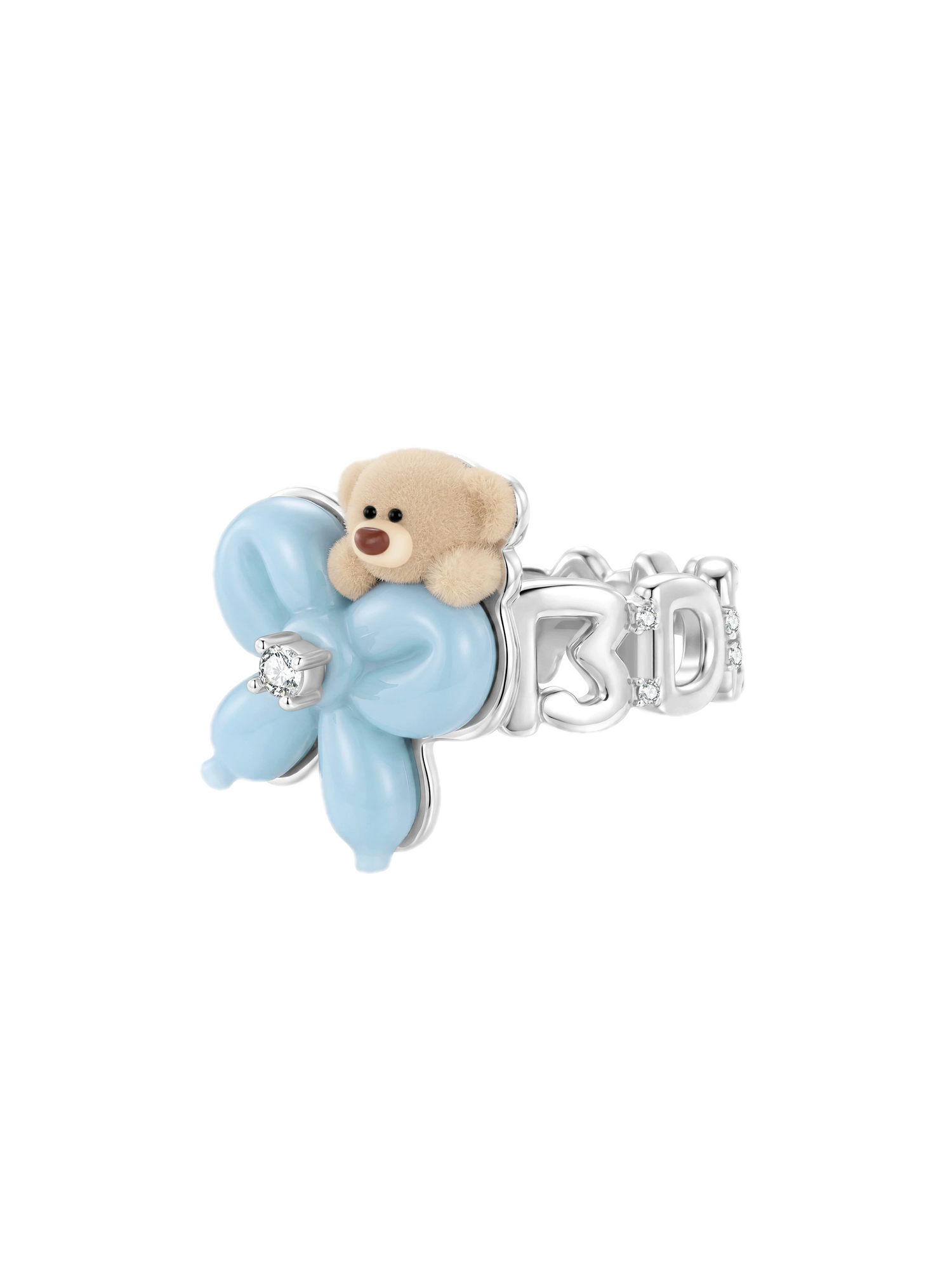 Balloon Bow Bear Ring