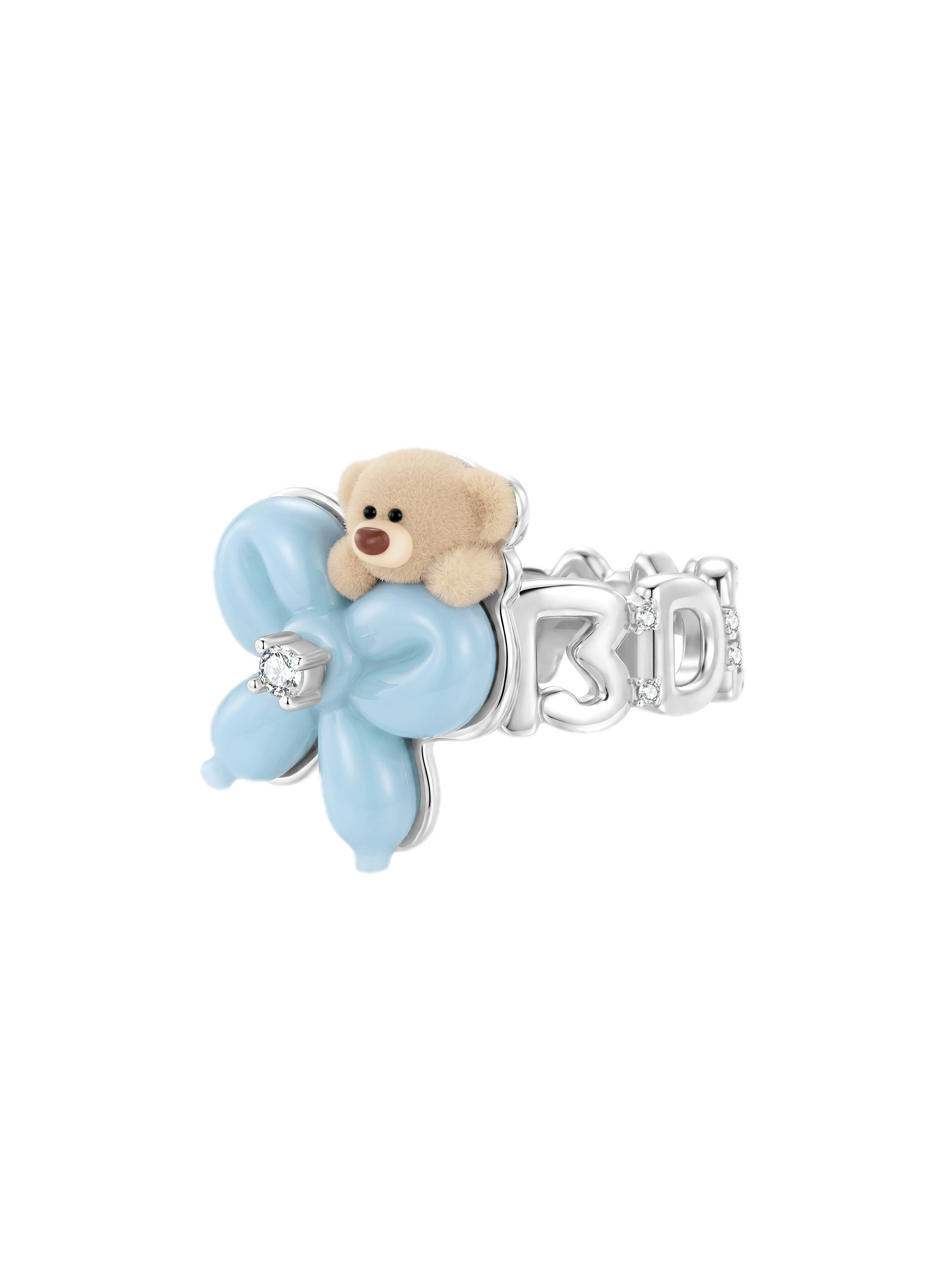 Balloon Bow Bear Ring