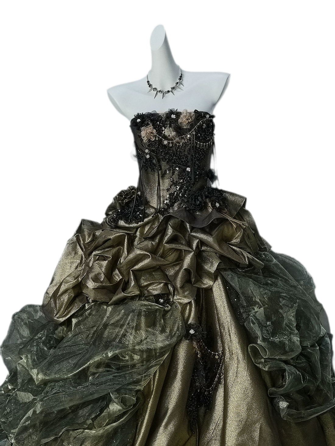 Heavy Embellished Ball Gown