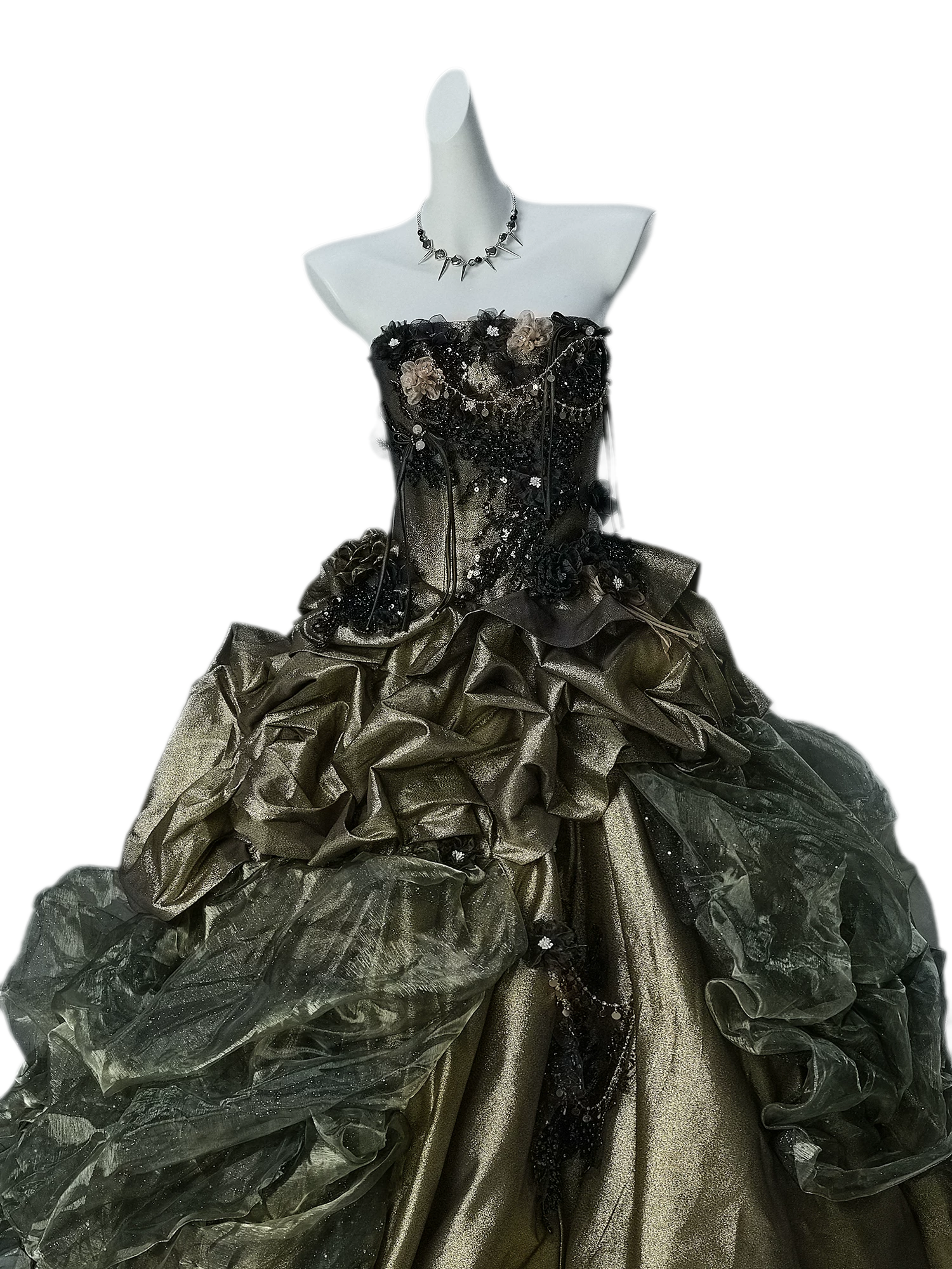Heavy Embellished Ball Gown