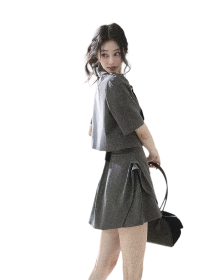 "Paris Afternoon" Summer Two-Piece Set