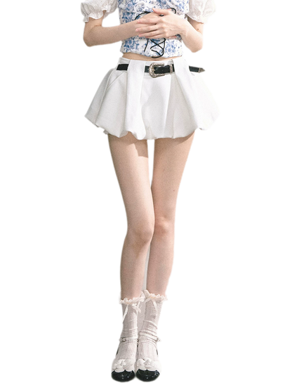 ローズバブルミニスカート