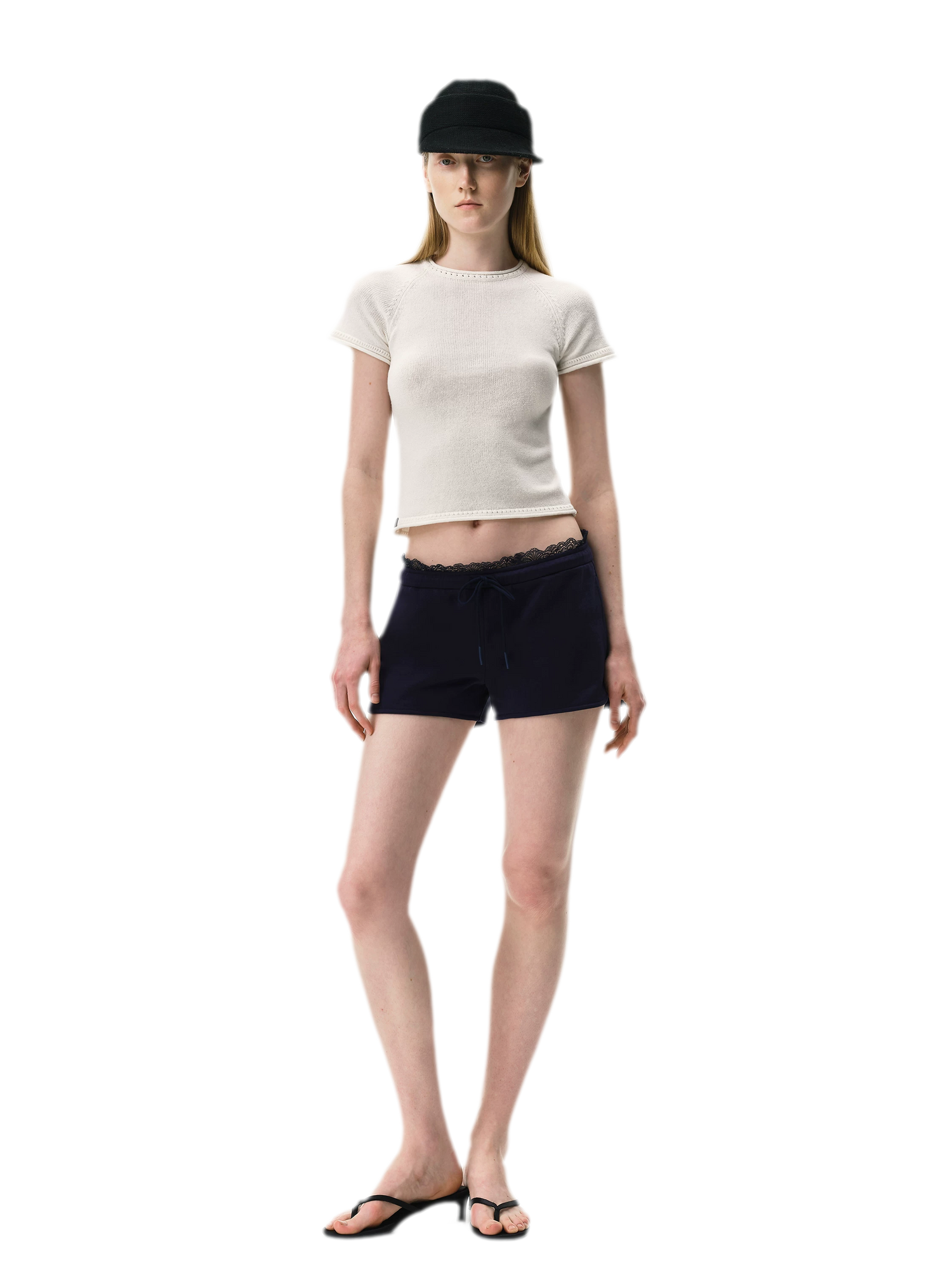 Lace Waist Shorts