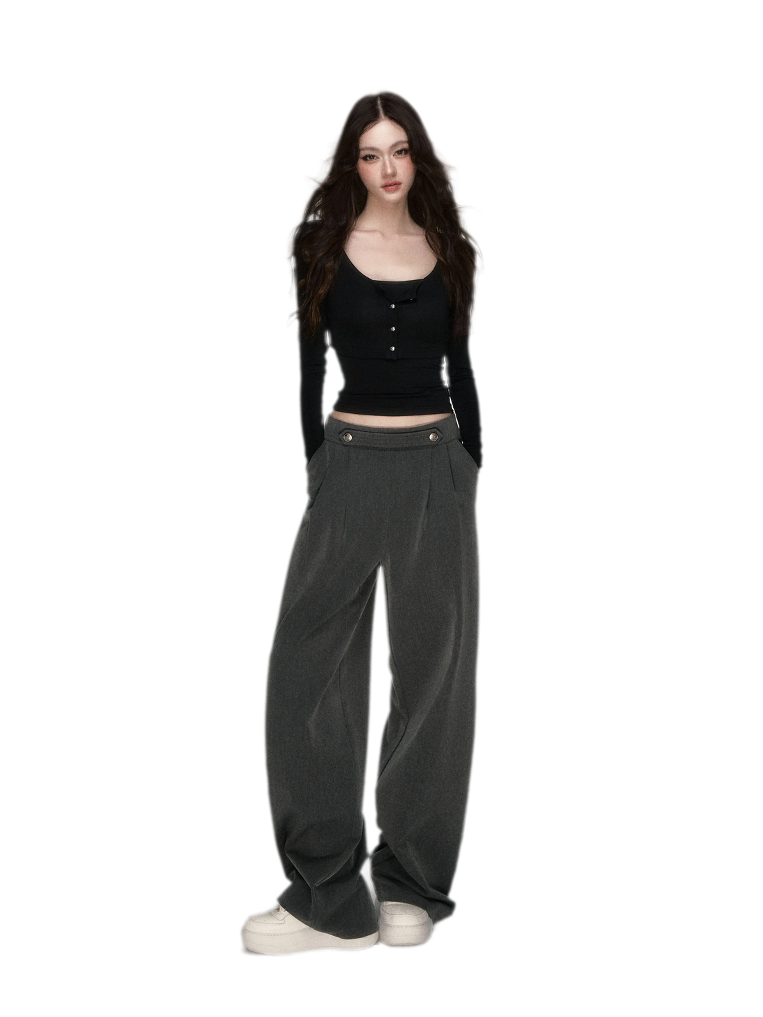 Napoleon Wide-Leg Suit Trousers