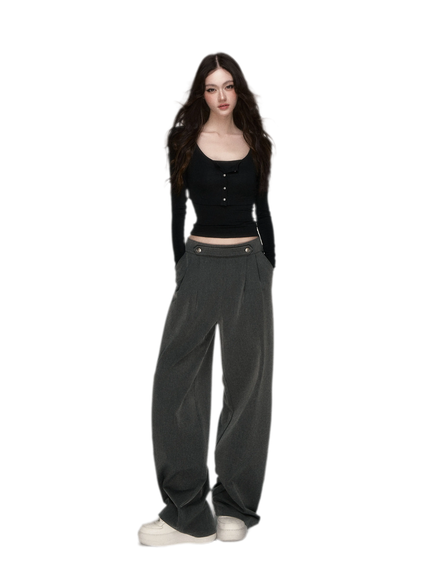Napoleon Wide-Leg Suit Trousers