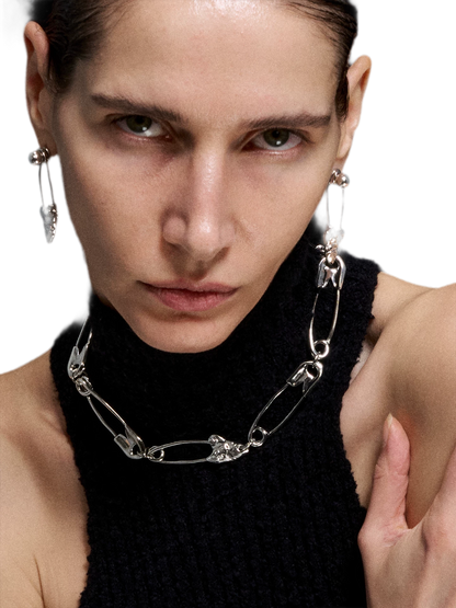 Punk Fishbone Earrings