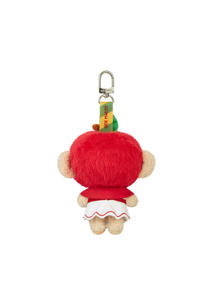 Plush Apple Keychain