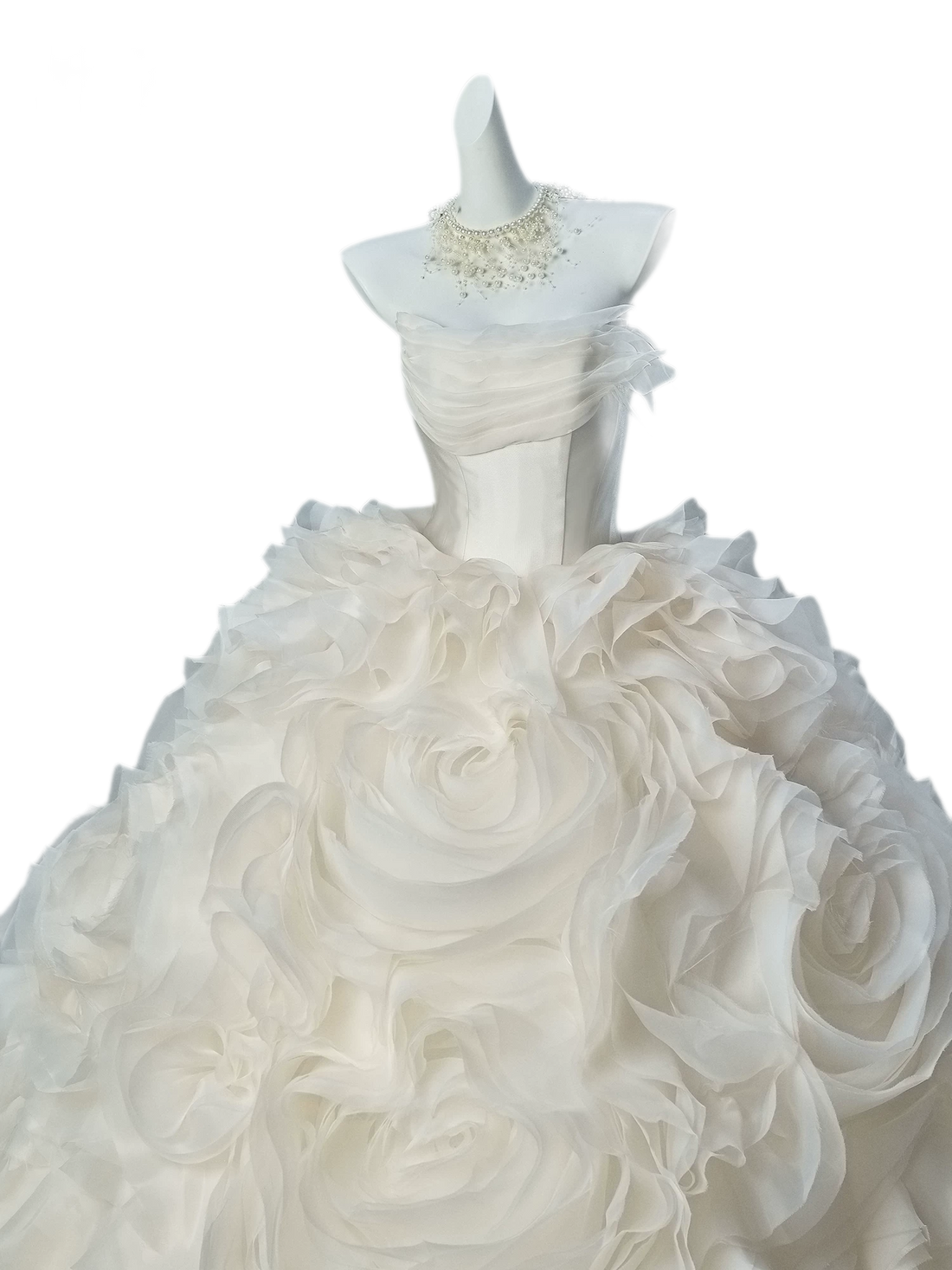 Pure White Ball Gown