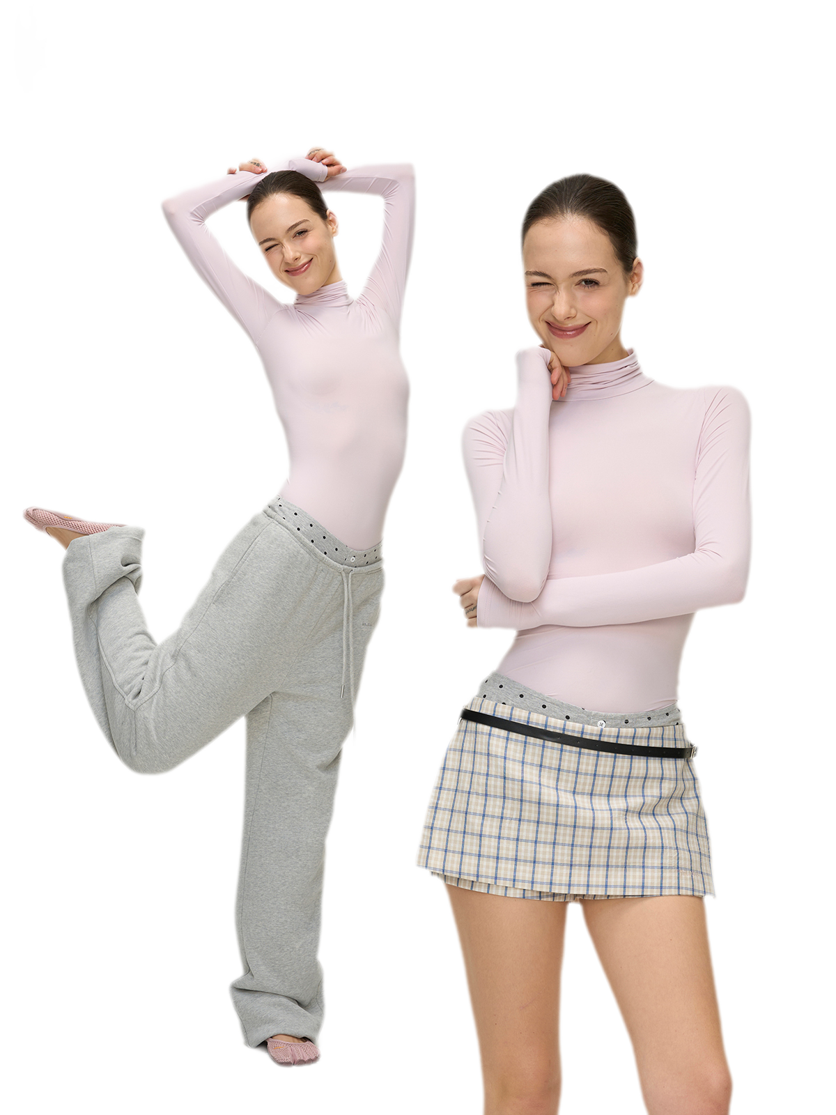 Brushed High-Neck Top