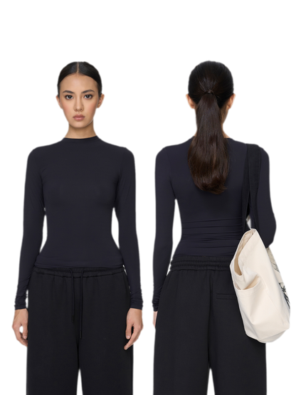 Sheer Sculpting Long Sleeve Top