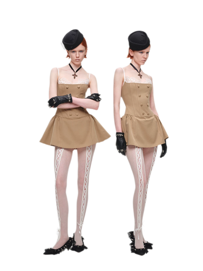 Lace Boned Cami Dress