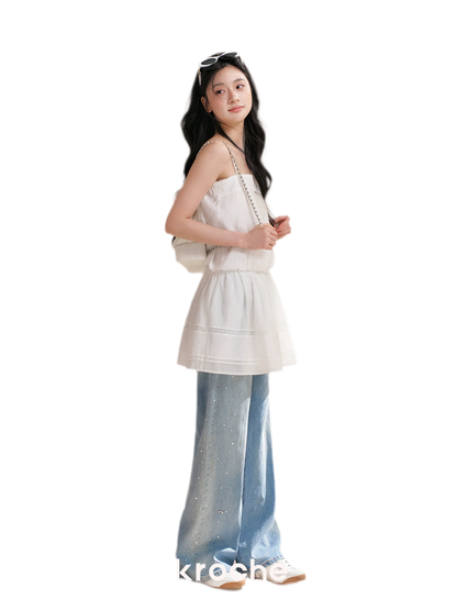 Staycation Straight Leg Moonlight Jeans