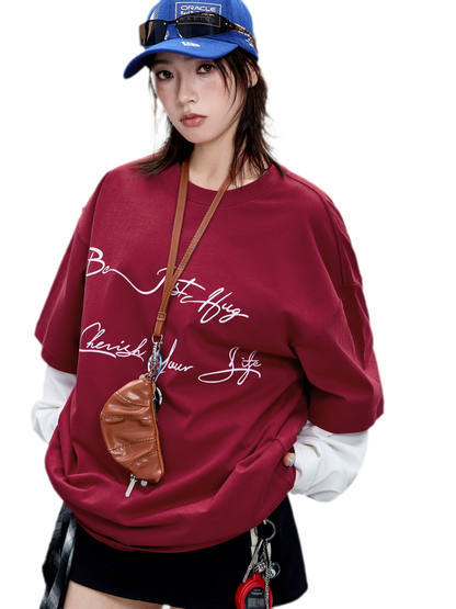 Cotton Oversized Printed T-Shirt
