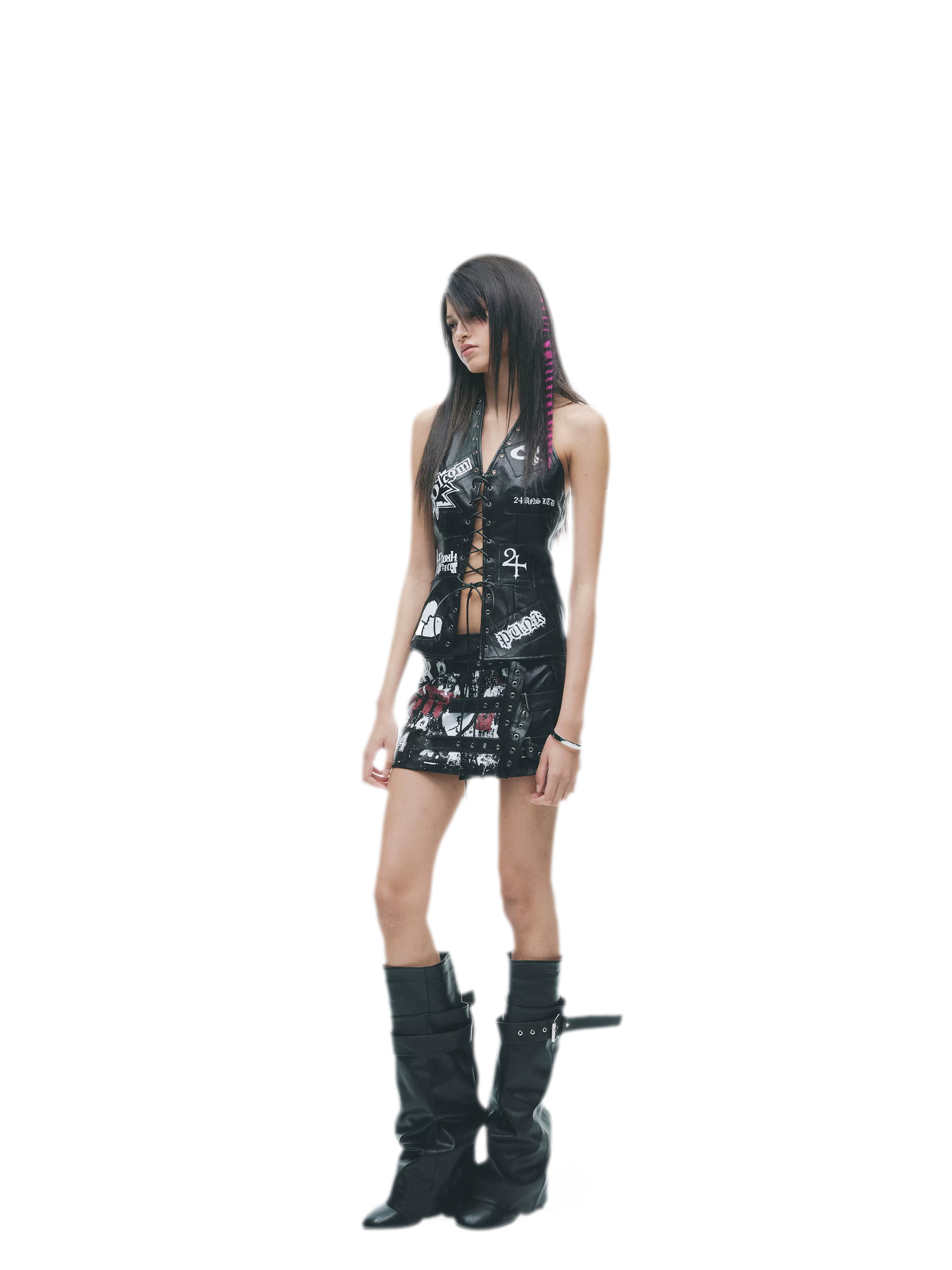 Punk Halter Set