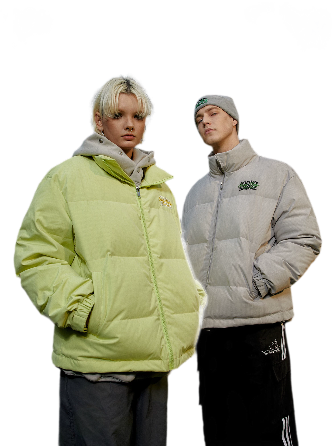 Textured 90-Down Winter Jacket