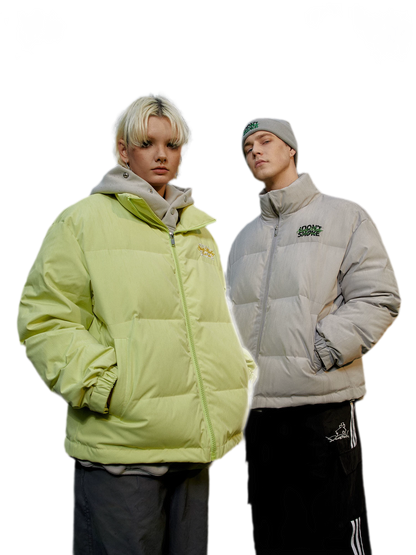 Textured 90-Down Winter Jacket