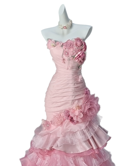 Flooded Rose Princess Gown