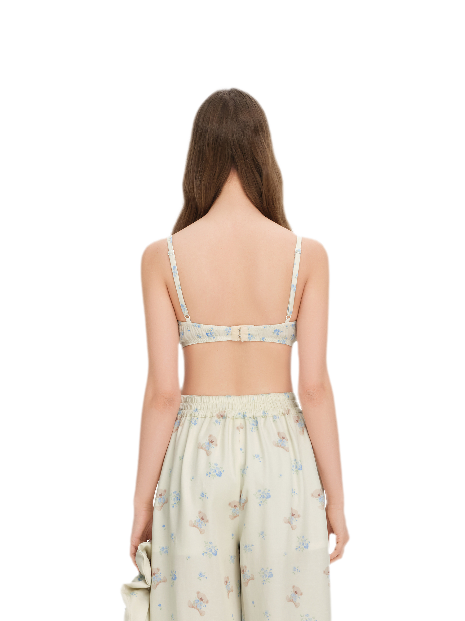 Floral Ruffle Corset Top