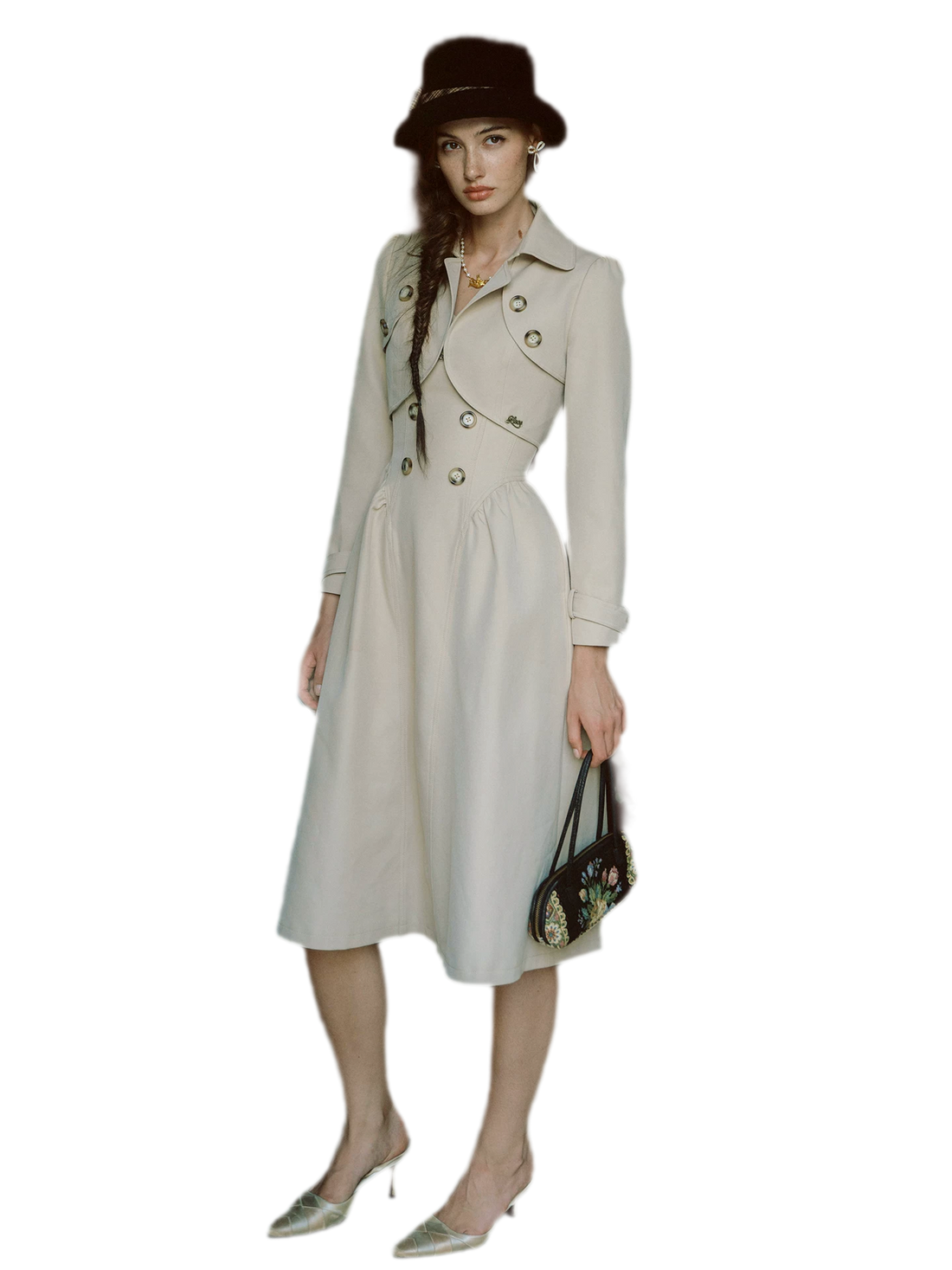 Structured Vintage Jacket Dress Set