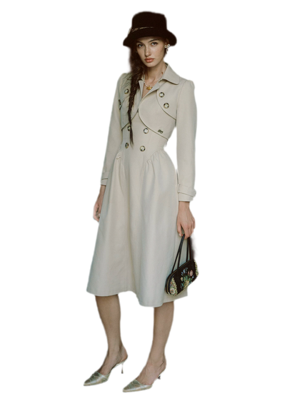 Structured Vintage Jacket Dress Set