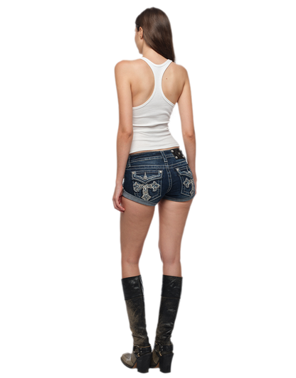 Cross Print Slim Tank