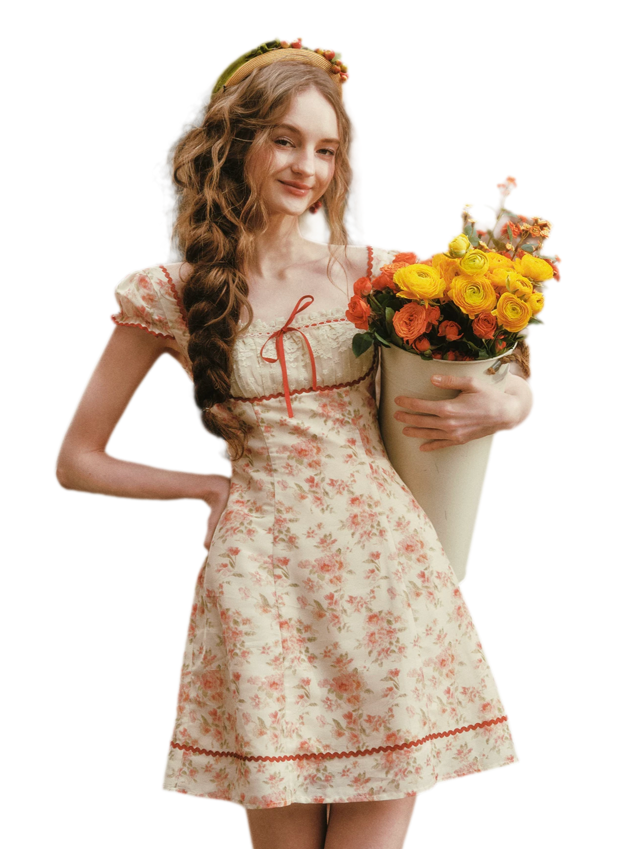 Lace Floral Dress