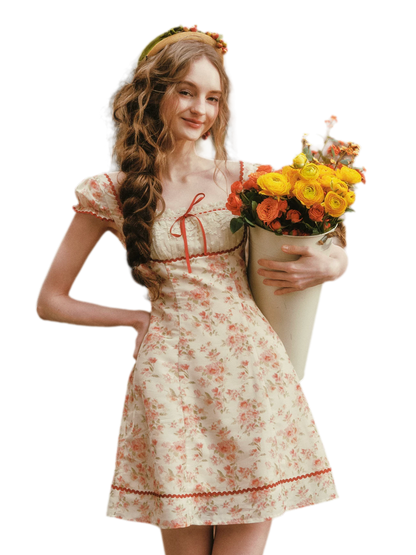 Lace Floral Dress