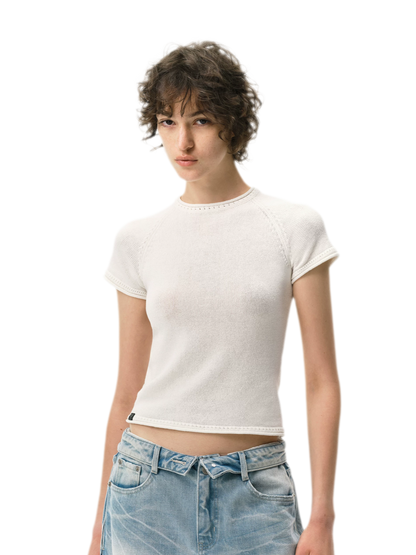 Linen Knit T-Shirt