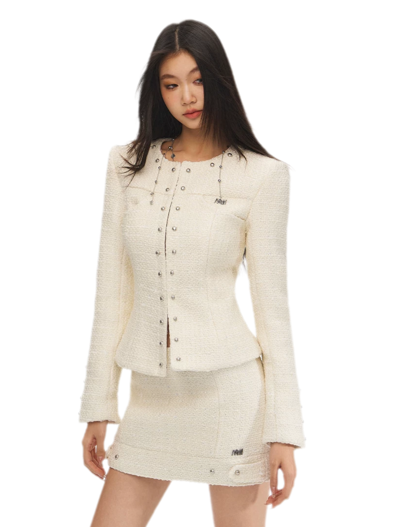 White Tweed Jacket