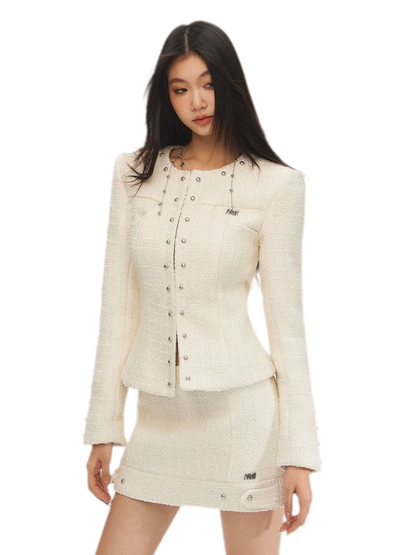White Tweed Jacket