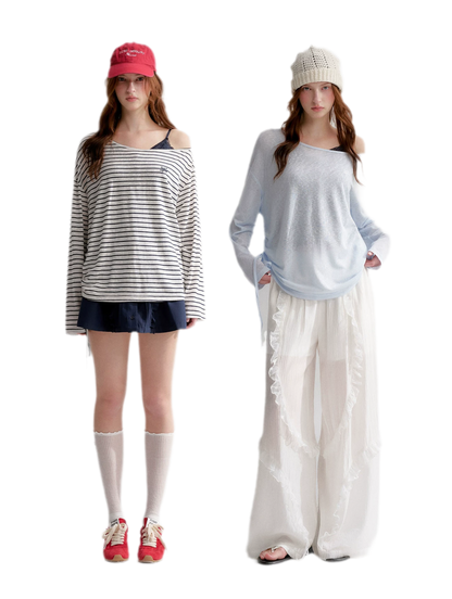 Lyocell Off Shoulder Top