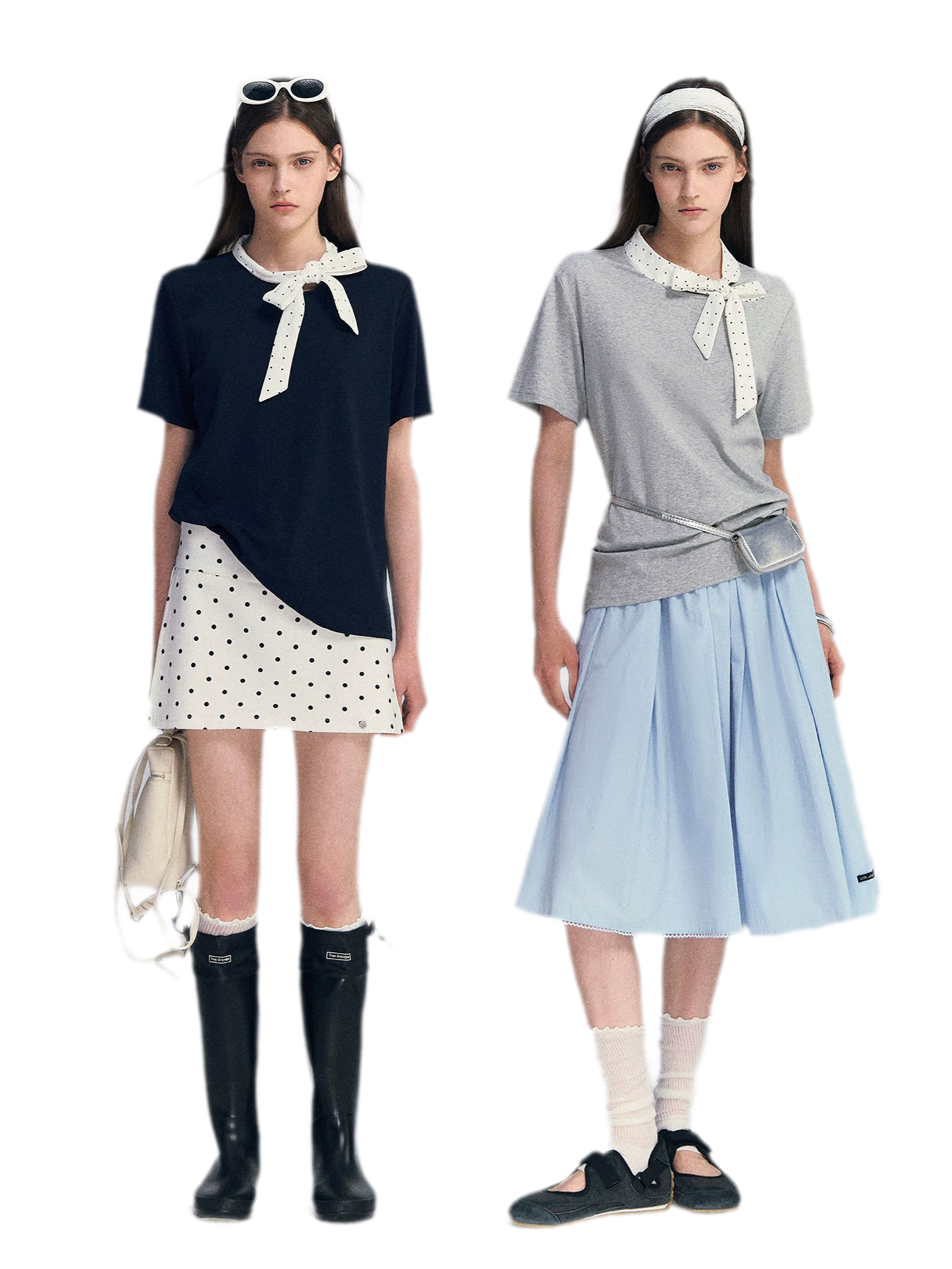 Polka Dot Bow T-Shirt