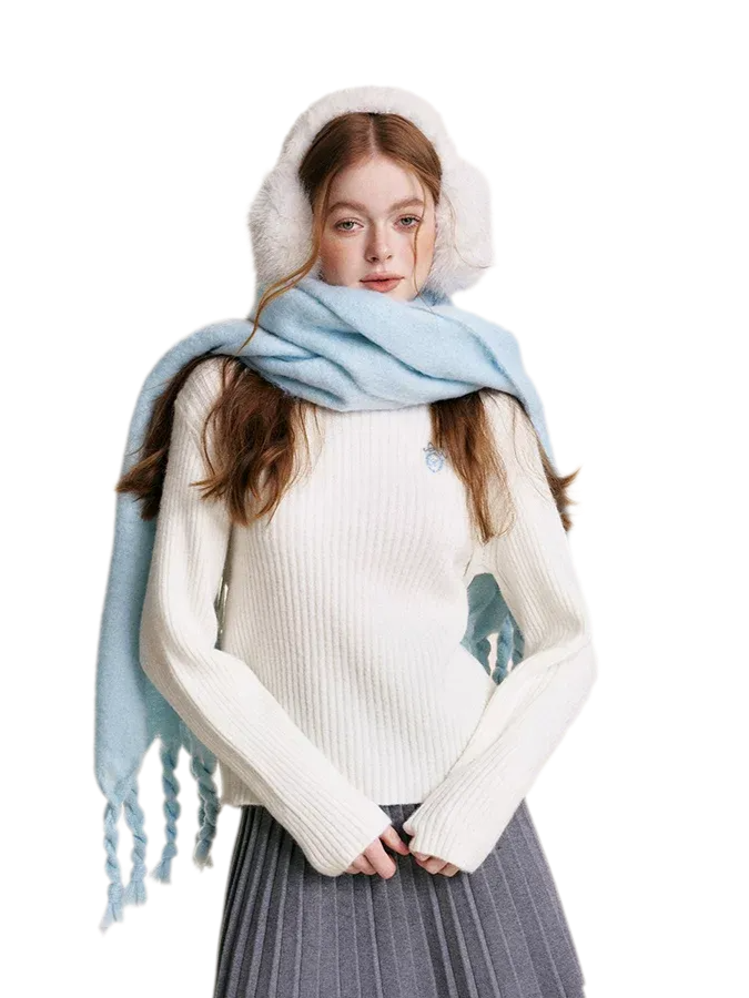 Winter Plush Long Scarf