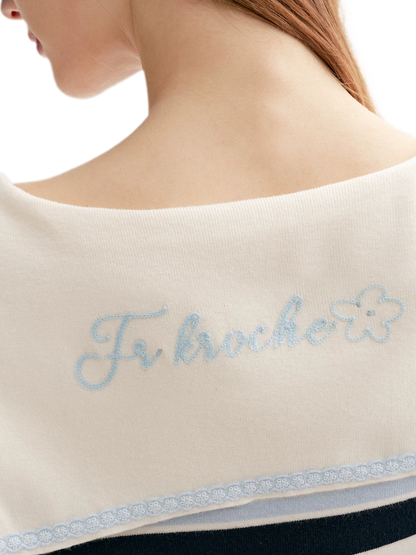 Lace Sailor Tie Cardigan