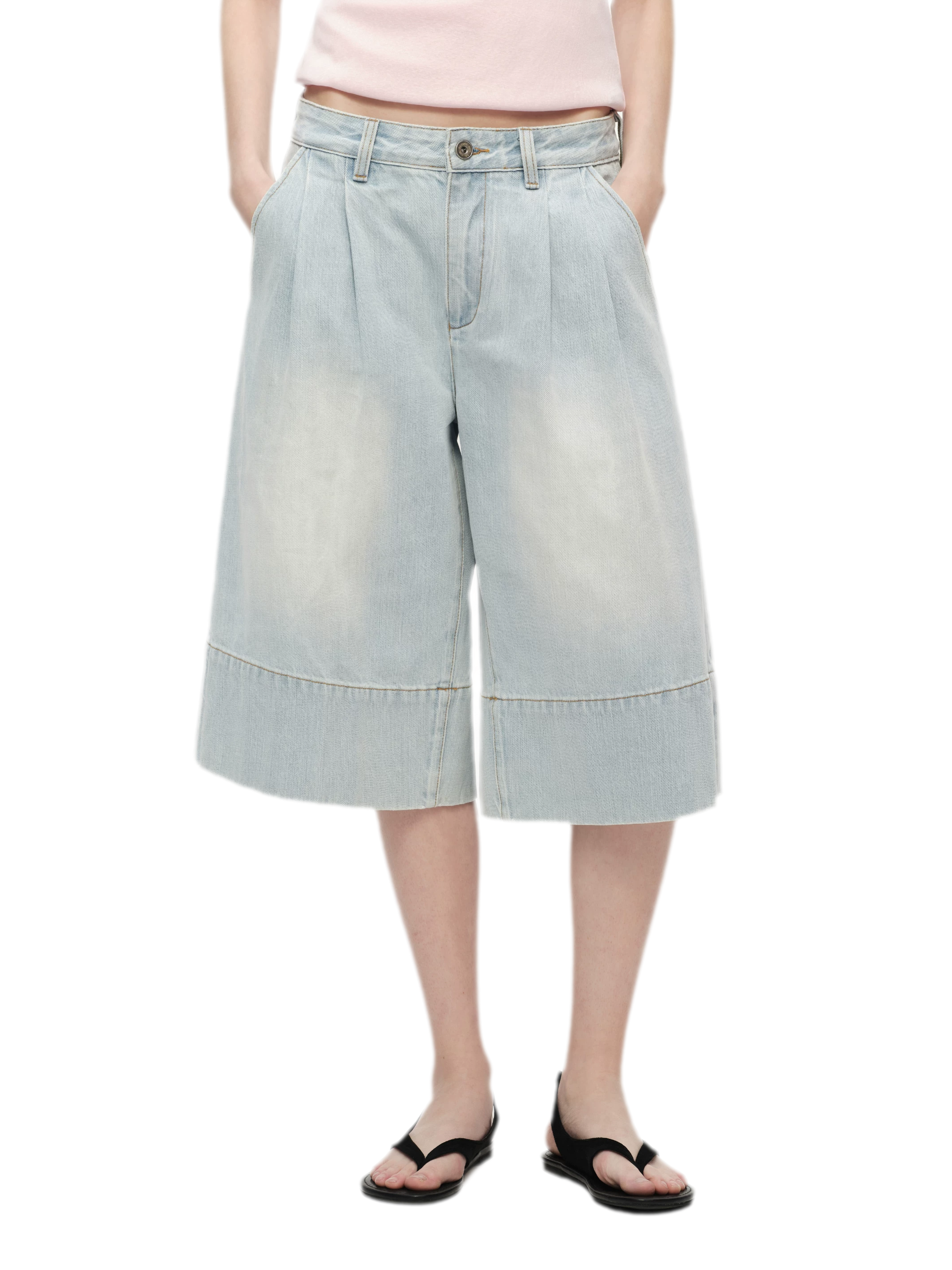 Vintage Paris Buckle Jeans