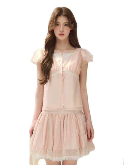 Shell Girl Blouse Skirt