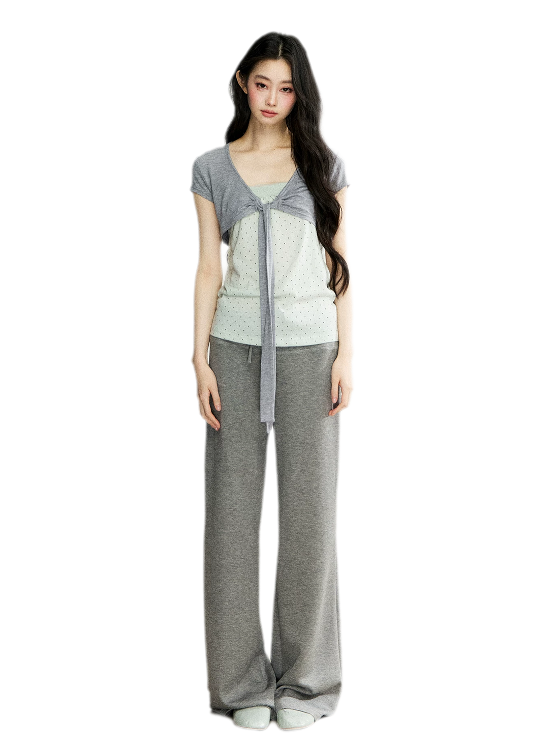 7SHIFTIN Polka Dot Knit Set – Cardigans