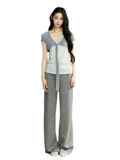 Polka Dot Knit Set