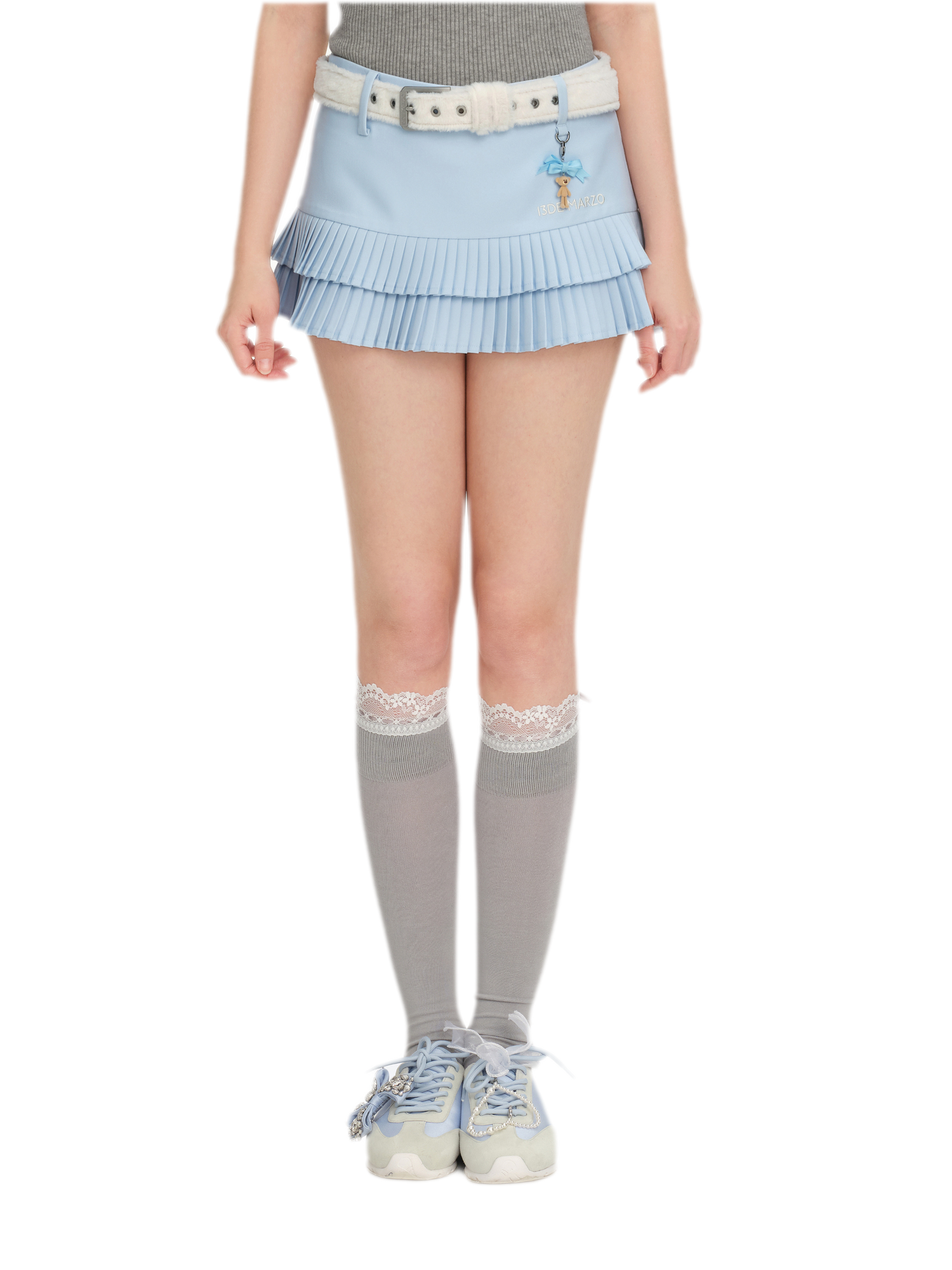 Floral Pleated Skort