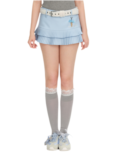 Floral Pleated Skort