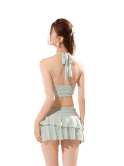Halter Keyhole Swim Set