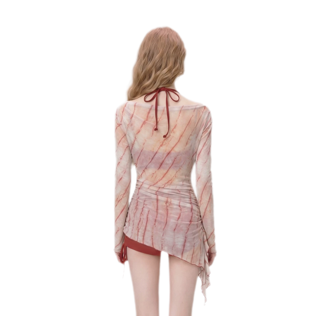 Sheer Layered Swim Set