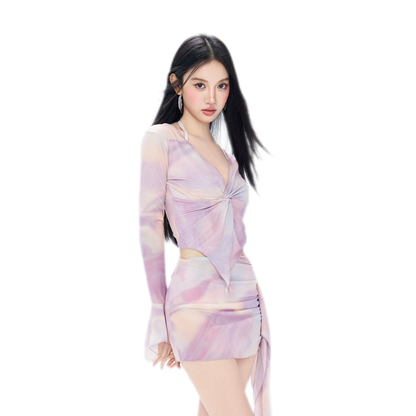 Sheer Layered Swim Set