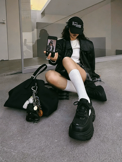 Retro Platform Sneakers